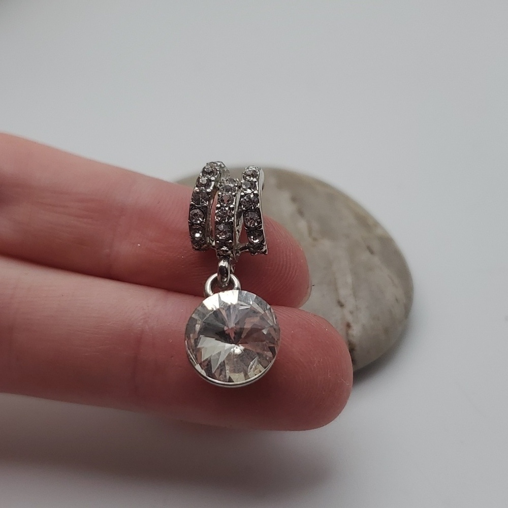 European blessing crystal‎ ice necklace pendant